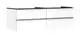Hansgrohe-HG-Xelu-Q-Waschtischunterschrank-Weiss-Hochglanz-1560-550-mit-4-Schubkaesten-fuer-Konsolen-mit-Aufsatzwaschtisch-Mattschwarz-54090670 gallery number 1